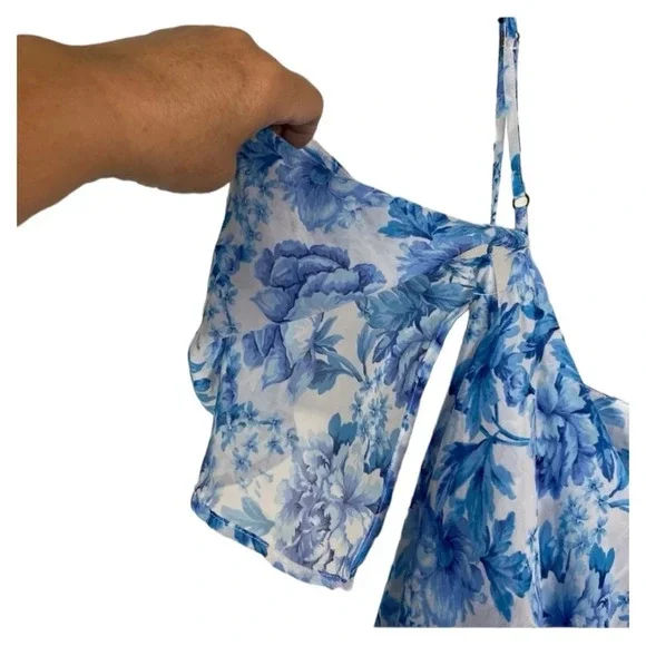 Show Me Your Mumu Women’s Size Medium Quinn Ruffle Romper Off The Shoulder - Picture 5 of 5